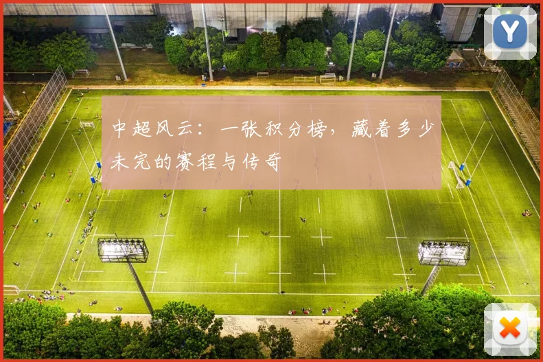 中超风云：一张积分榜，藏着多少未完的赛程与传奇
